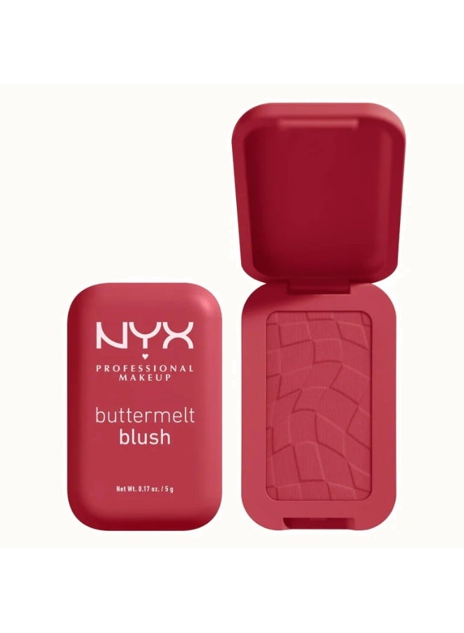 NYX PROFESSIONAL MAKEUP NYX Buttermelt Blush, 10 - Back And Butta - Image 1